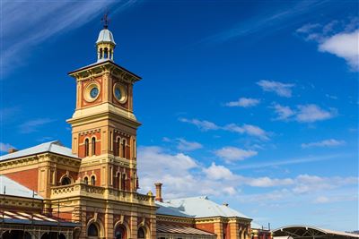 Bahnhofsgebäude in Albury